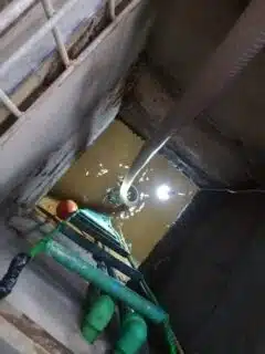 تنظيف خزانات المياه الارضية